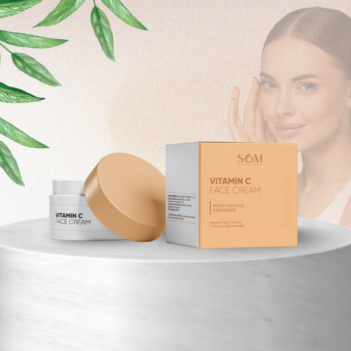 Vitamin C Nemlendirici ve Onarıcı Yüz Kremi
